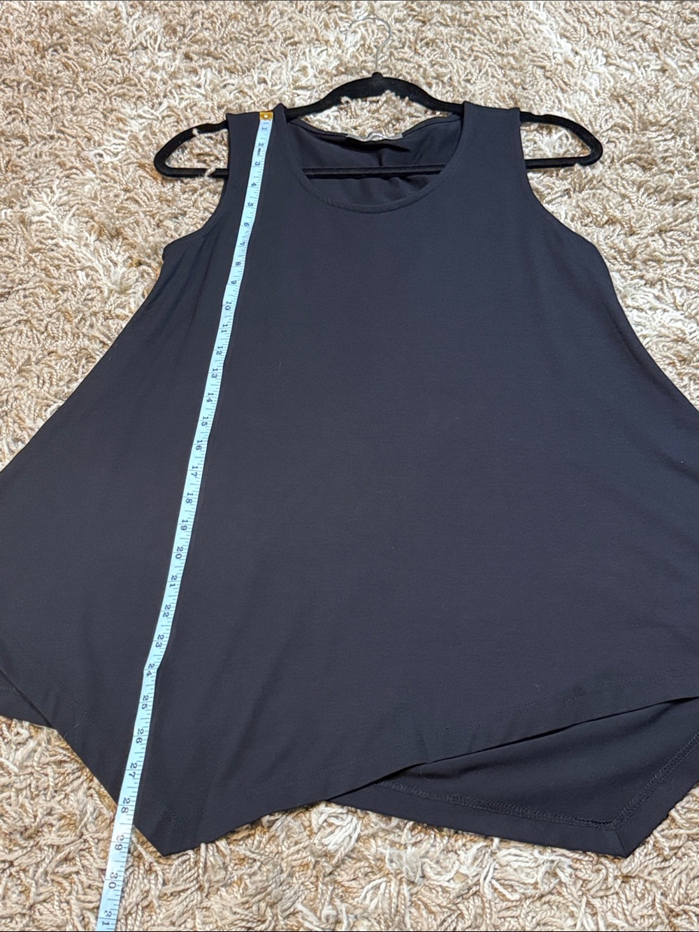 Alembika Essential Asymmetrical Tank Top Black size 2 (8-10) - Picture 10 of 12
